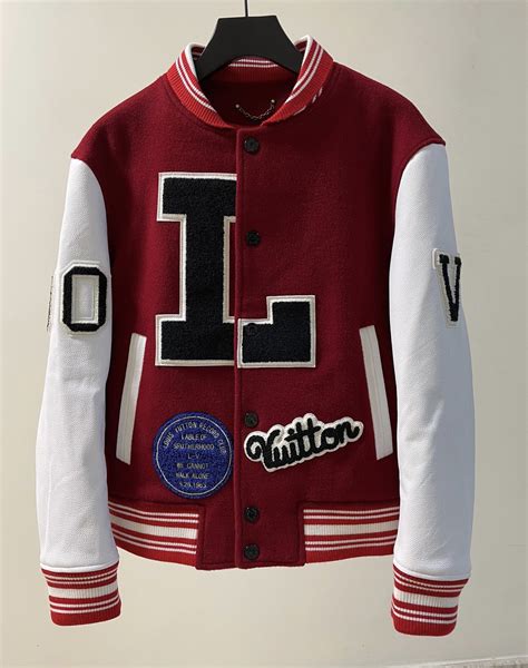 louis vuitton baseball jacket|lv baseball jacket price.